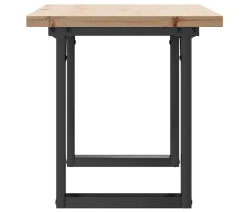 Kafijas Galdiņš, O-Rāmis, 100X50X45,5 Cm, Priedes Koks, Tērauds Vidaxl