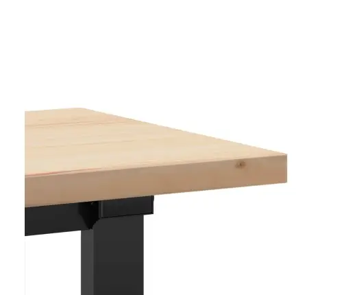 Kafijas Galdiņš, O-Rāmis, 160X40X45,5 Cm, Priedes Koks, Tērauds Vidaxl