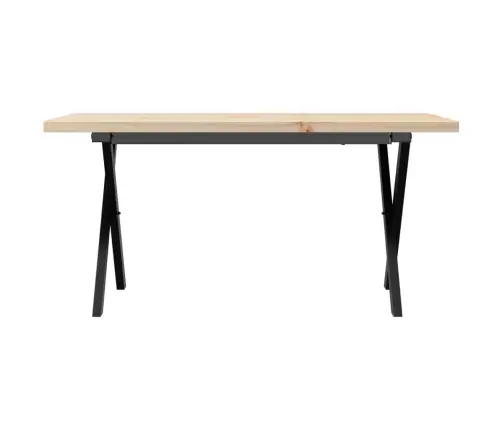 Kohvilaud, X-Raam, 90 X 40 X 45,5 cm Männipuit Ja Teras