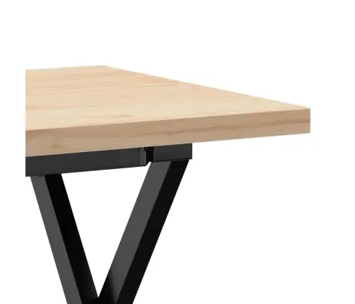 Kohvilaud, X-Raam, 90 X 40 X 45,5 cm Männipuit Ja Teras