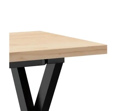 Kafijas Galdiņš, X-Rāmis, 110X40X45,5 Cm, Priedes Koks, Tērauds Vidaxl