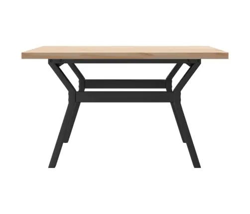 Kafijas Galdiņš, Y-Rāmis, 80X80X45,5 Cm, Priedes Koks, Tērauds Vidaxl