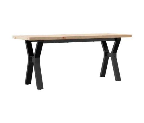 Kafijas Galdiņš, Y-Rāmis, 110X40X45,5 Cm, Priedes Koks, Tērauds Vidaxl