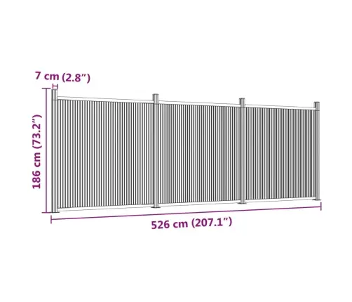 Aiapaneelid, Hall, 526 X 186 cm Wpc