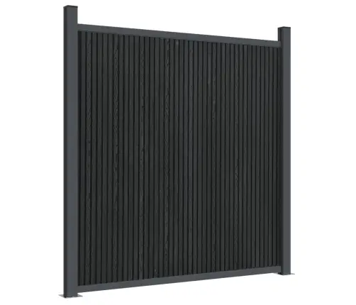 Tvoros Segmentas, Pilkos Spalvos, 1045X186cm Wpc Tvoros Segmentas, Pilkos Spalvos, 1045X186cm Wpc