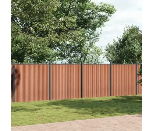 Žoga Panelis, Brūns, 1045X186 Cm, Wpc Vidaxl