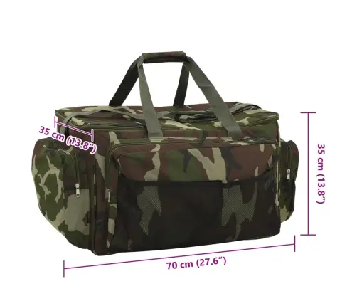 Makšķerēšanas Soma, Ūdensizturīga, Zaļa, Oksfordas Audums Vidaxl