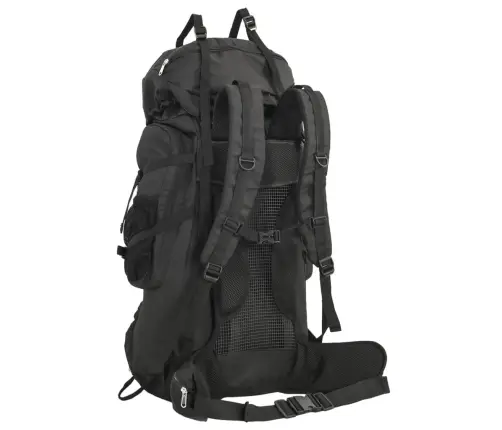 Turistinė Kuprinė, Juoda, 60L, Oksfordo Audinys