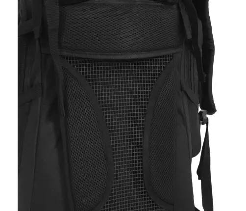 Turistinė Kuprinė, Juoda, 60L, Oksfordo Audinys