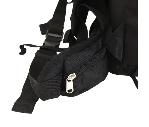 Turistinė Kuprinė, Juoda, 60L, Oksfordo Audinys