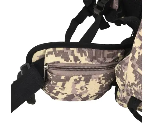 Pārgājienu Mugursoma, Brūna, 60 L, Oksfordas Audums Vidaxl