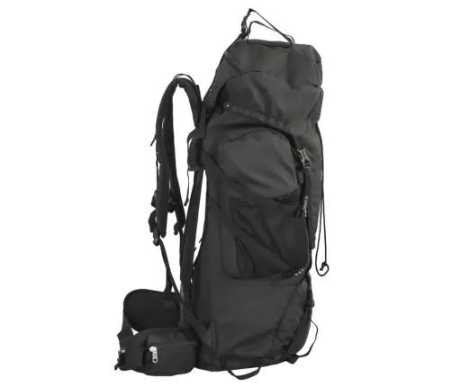 Pārgājienu Mugursoma, Melna, 80 L, Oksfordas Audums Vidaxl