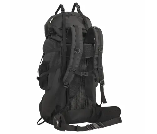 Pārgājienu Mugursoma, Melna, 80 L, Oksfordas Audums Vidaxl