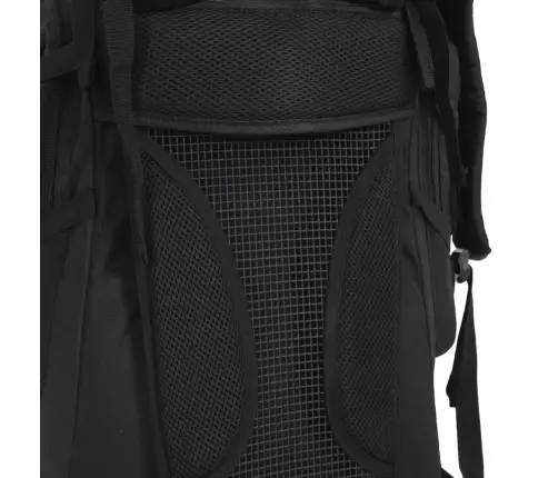 Pārgājienu Mugursoma, Melna, 80 L, Oksfordas Audums Vidaxl