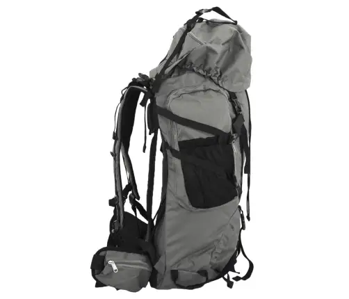 Pārgājienu Mugursoma, Pelēka, 80 L, Oksfordas Audums Vidaxl