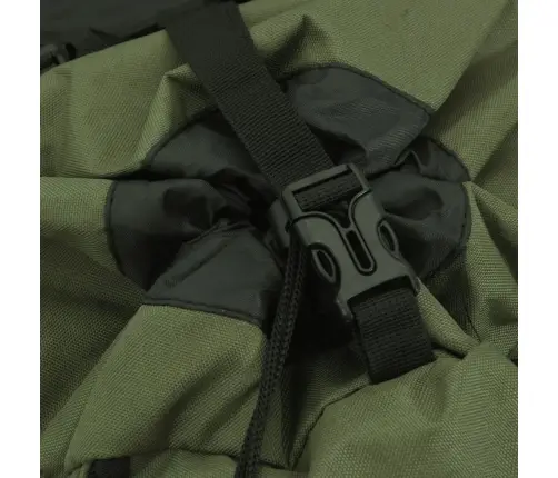 Turistinė Kuprinė, Uniformnė Žalia, 80L, Oksfordo Audinys