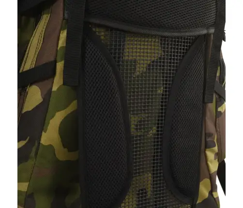 Pārgājienu Mugursoma, Zaļa Kamuflāža, 100 L, Oksfordas Audums Vidaxl