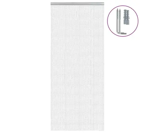 Moskītu Aizkars, Ķēžu, 90X212 Cm, Alumīnijs Vidaxl