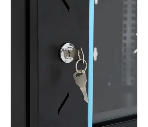 6U Prie Sienos Montuojama Tinklo Spintelė, 19", Ip20, 53X40X30 Cm