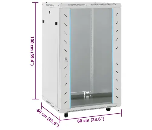 18U Servera Skapis Ar Ritenīšiem, 19