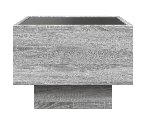 Kafijas Galdiņš Ar Led, 40X40X30 Cm, Inženierijas Koks Vidaxl