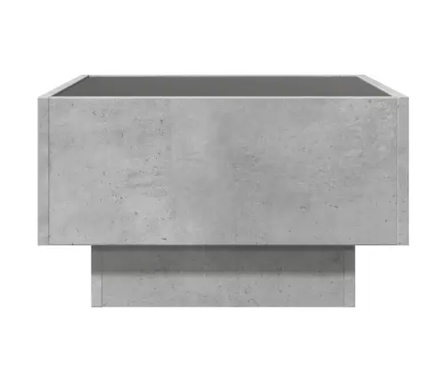 Kavos Staliukas Su Led, Betono, 50X50X30cm Apdirbta Mediena