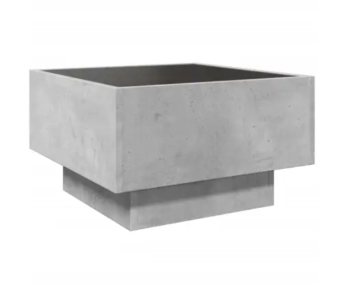 Kavos Staliukas Su Led, Betono, 50X50X30cm Apdirbta Mediena