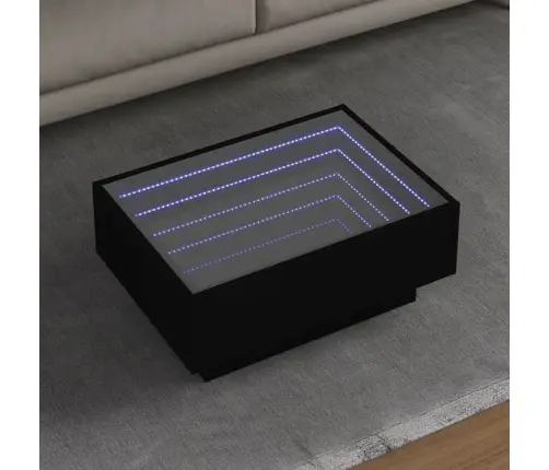 Kohvilaud, Must, 70X50X30 cm Tehispuit