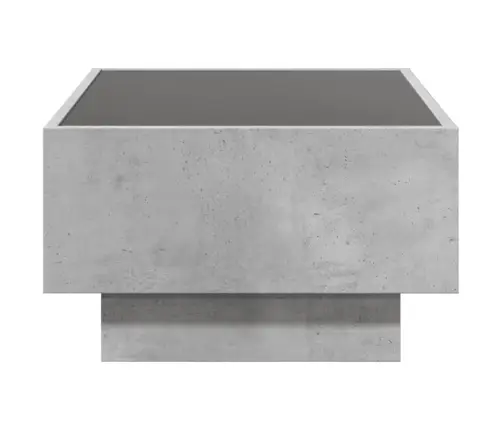 Kavos Staliukas Su Led, Betono, 70X50X30cm Apdirbta Mediena