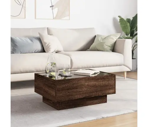 Kohvilaud Lediga, Pruun Tamm, 70 X 50 X 30 cm Tehispuit