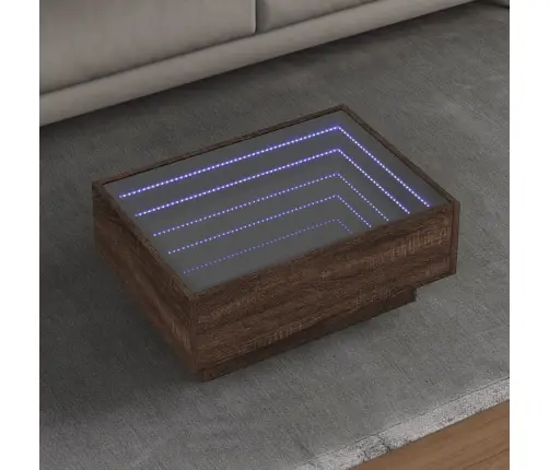 Kohvilaud Lediga, Pruun Tamm, 70 X 50 X 30 cm Tehispuit