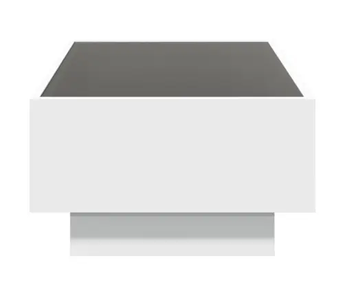 Kafijas Galdiņš Ar Led, Balts, 90X50X30 Cm, Inženierijas Koks Vidaxl