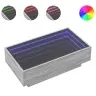 Kafijas Galdiņš Ar Led, 90X50X30 Cm, Inženierijas Koks Vidaxl