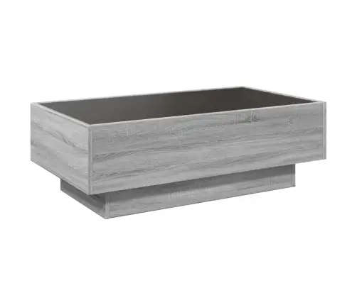 Kafijas Galdiņš Ar Led, 90X50X30 Cm, Inženierijas Koks Vidaxl