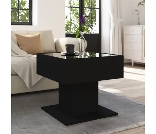 Kohvilaud Lediga, Must, 50X50X45 cm Tehispuit