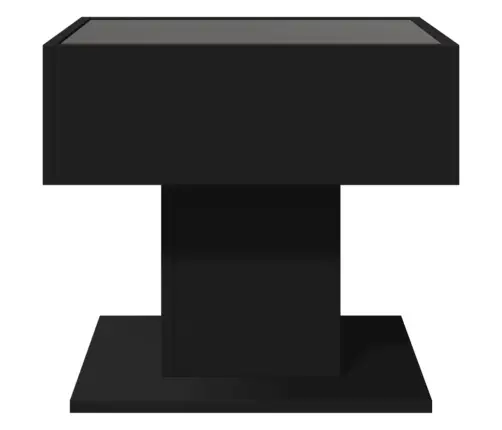 Kohvilaud Lediga, Must, 50X50X45 cm Tehispuit