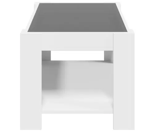 Kohvilaud Lediga, Valge, 93X53X45 cm Tehispuit