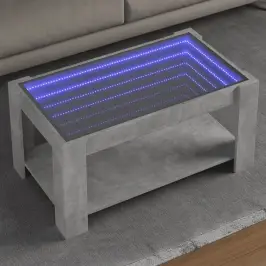 Kafijas Galdiņš Ar Led, 93X53X45 Cm, Inženierijas Koks Vidaxl
