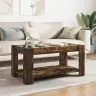 Kafijas Galdiņš Ar Led, Ozola, 93X53X45 Cm, Inženierijas Koks Vidaxl