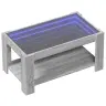 Kafijas Galdiņš Ar Led, 93X53X45 Cm, Inženierijas Koks Vidaxl