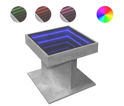 Kohvilaud Lediga, Betoonhall, 50X50X45 cm Tehispuit