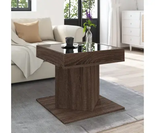 Kohvilaud Lediga, Pruun Tamm, 50X50X45 cm Tehispuit