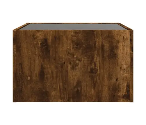 Kafijas Galdiņš Ar Led, Ozola Krāsa, 50X50X30 Cm Vidaxl