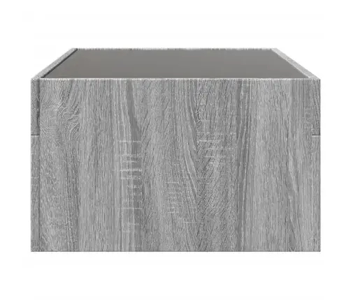 Kohvilaud Led-Tuledega, Hall Sonoma Tamm, 90X50X30 Cm Kohvilaud Led-Tuledega, Hall Sonoma Tamm, 90X50X30 Cm