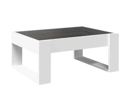Kavos Staliukas Su Infinity Led Lemputėmis, Baltas, 70X53X30Cm