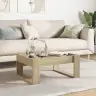 Kafijas Galdiņš Ar Led, Ozola Krāsa, 70X53X30 Cm Vidaxl