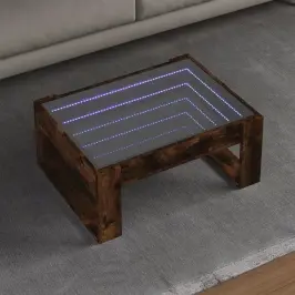Kafijas Galdiņš Ar Led, Ozola Krāsa, 70X53X30 Cm Vidaxl