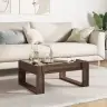 Kafijas Galdiņš Ar Led, Brūna Ozola, 70X53X30 Cm Vidaxl