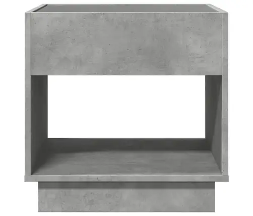 Kohvilaud Led-Tuledega, Betoonhall, 50X50X50 Cm Kohvilaud Led-Tuledega, Betoonhall, 50X50X50 Cm