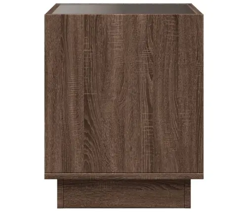 Kavos Staliukas Su Infinity Led Lemputėmis, Rudas, 50X50X50Cm